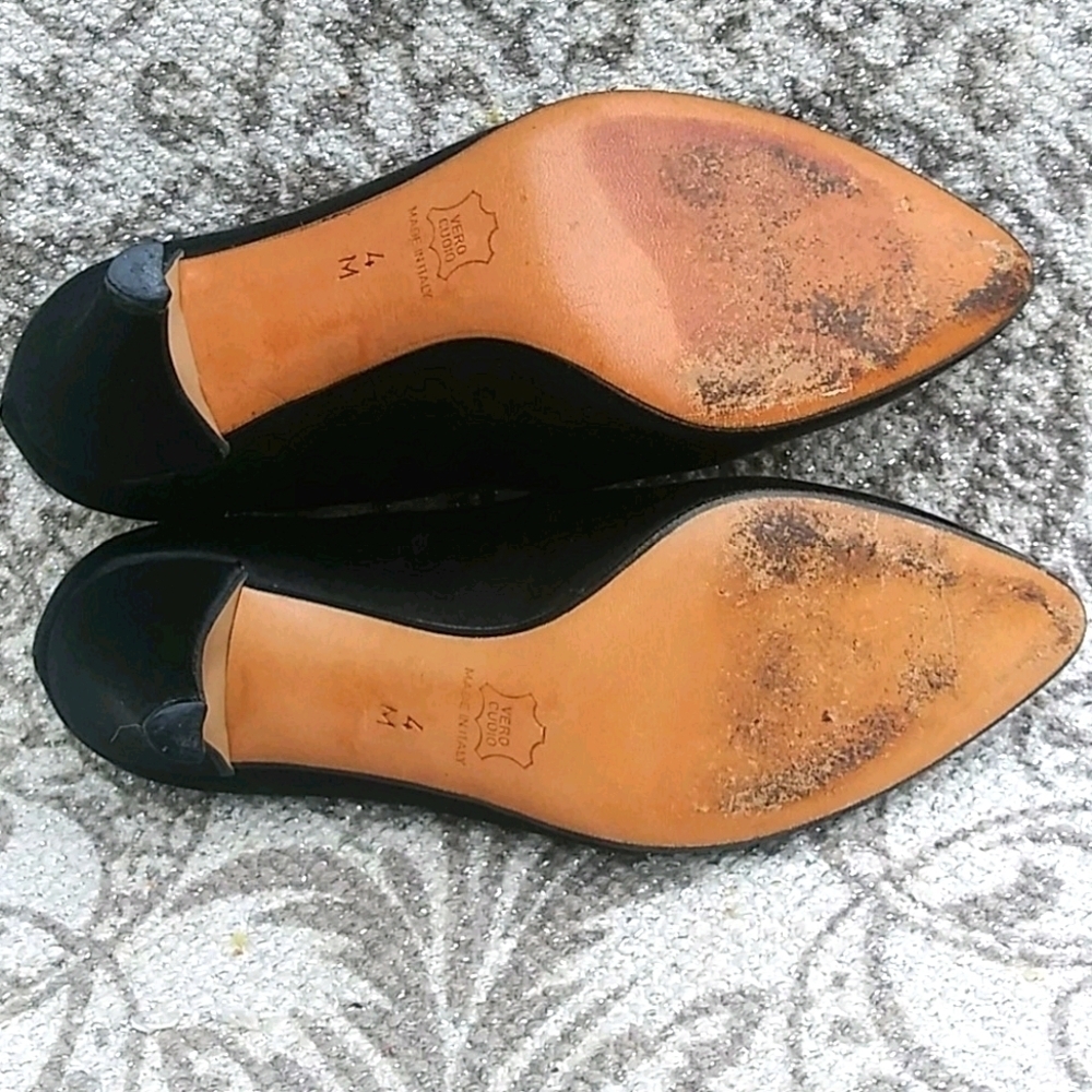 Yves Saint Laurent Paris Vintage Satin Black Dress Heels - Picture 8 of 14
